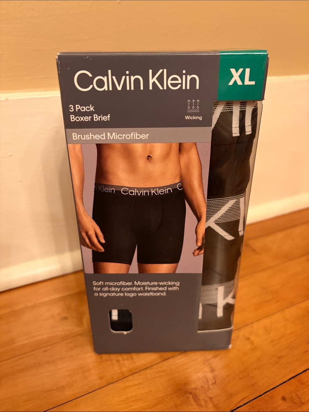 Calvin Klein Black Boxer Briefs 3-Pack (XL)